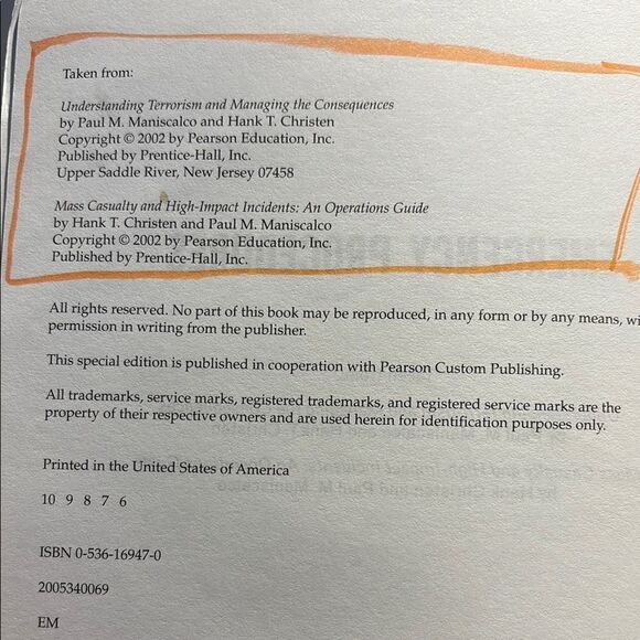 Emergency Procedures text book - Picture 4 of 4